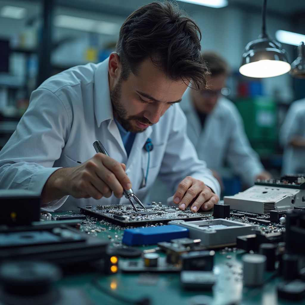 Professional repair work