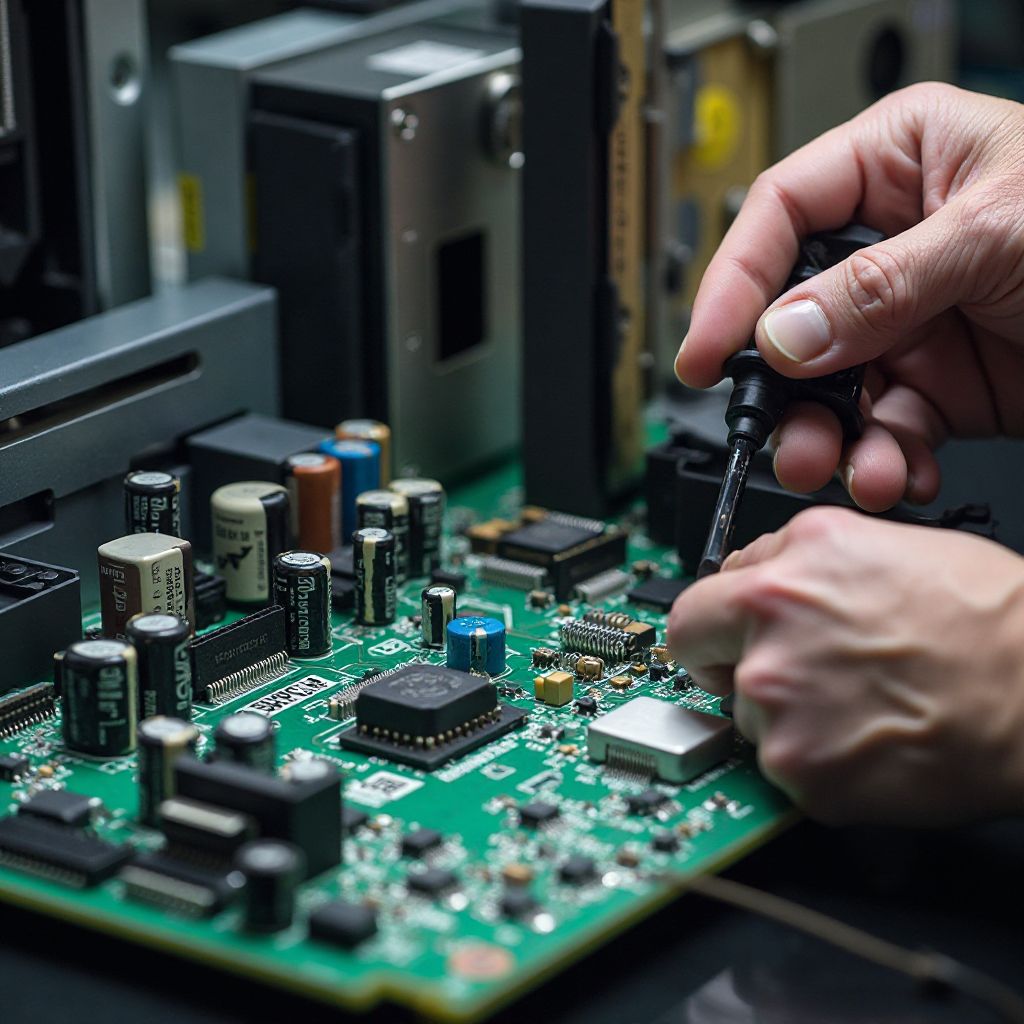 Desktop motherboard repair